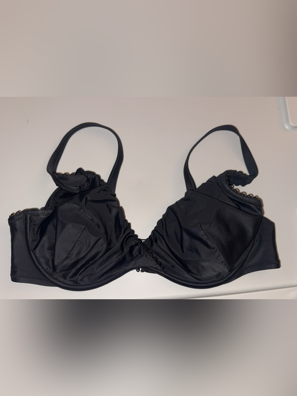 Adore Me Black Underwire Swim Top